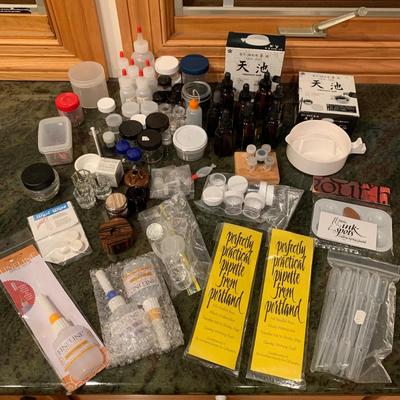 Jars & Containers for Calligraphy Ink & More (2K-HS)