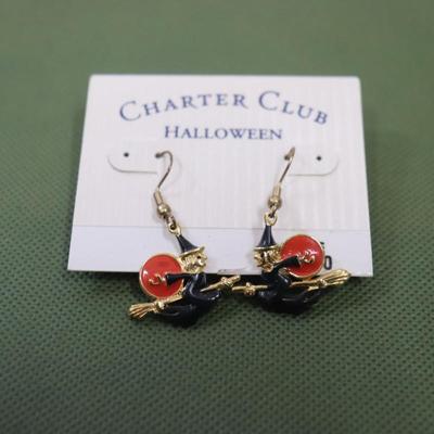 Charter club Witch Halloween earrings