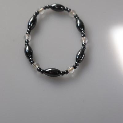 Black and white bracelet