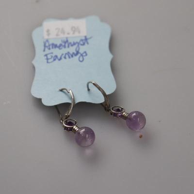 Amethyst Earings