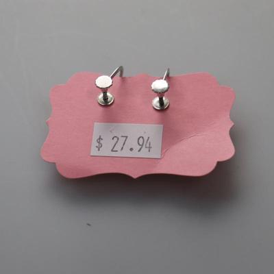Screw on Daisy Earrings