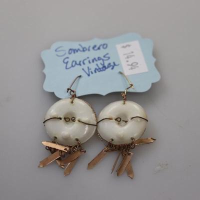 Vintage Sombrero Earrings