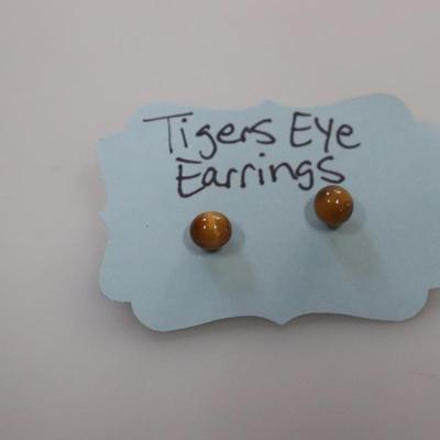 Tigers eye earrings