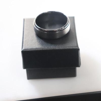 Forge Black titanium Size 13.5 Ring