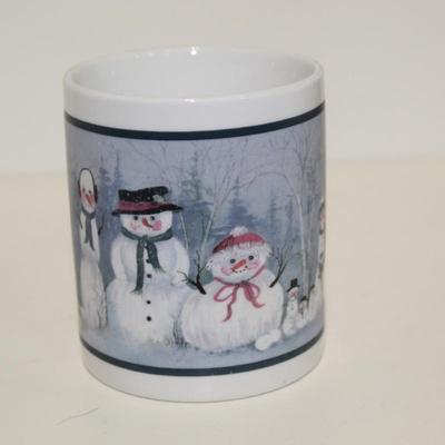 pat richter snowman mug