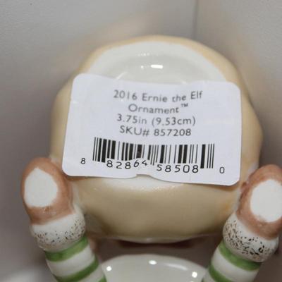 2016 Ernie the Elf Ornament 3.75 inch