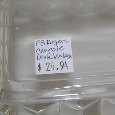 Vintage FB Rogers Compote Dish