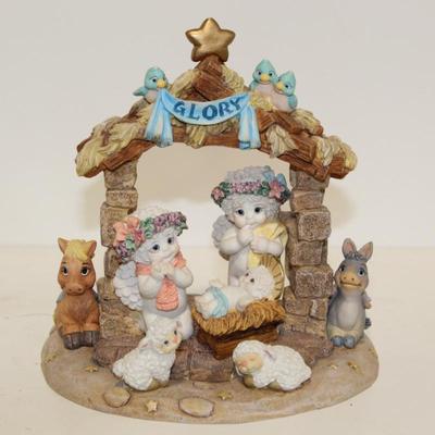 VTG 1998 Dreamsicles Away In The Manger Nativity