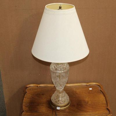 Clear Crystal Lamp