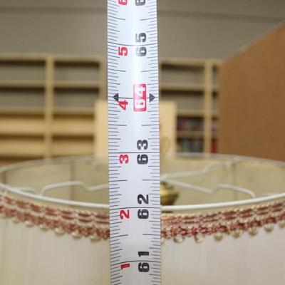 Vintage tall copper colored lamp