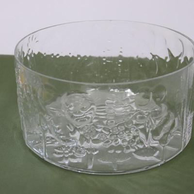 Iittala Flora Collection Serving Bowl Oiva Toikka Nuutajarvi Finland