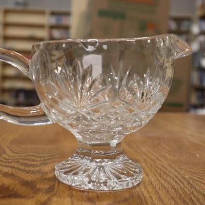 Crystal creamer cup