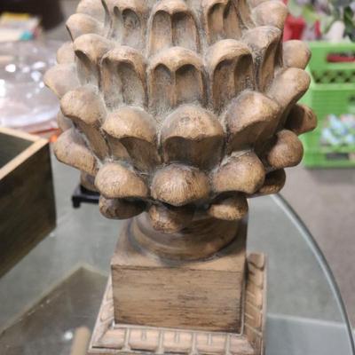 Pair Of 19th Century Terracotta Pineapple Finials