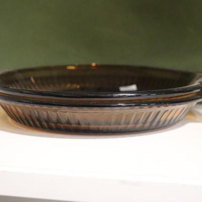 Amber Anchor Pie Dish Set of 2
