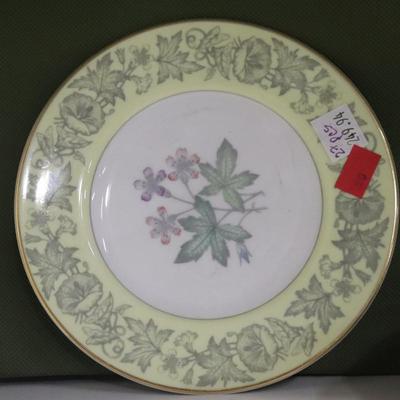 Set of 6 Wedgwood Wildflower Yellow Bone China Dinner Plates,