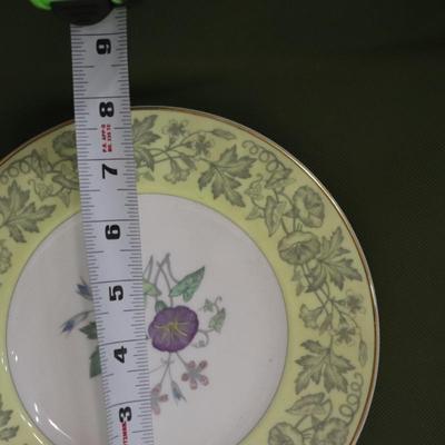 Set of 6 Wedgwood Wildflower Yellow Bone China Dinner Plates,