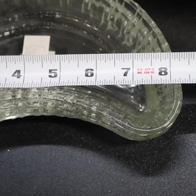Regency by Colony New Crescent Salad Plates Clear (set of 3)