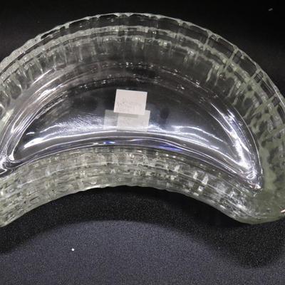 Regency by Colony New Crescent Salad Plates Clear (set of 3)