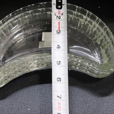 Regency by Colony New Crescent Salad Plates Clear (set of 3)