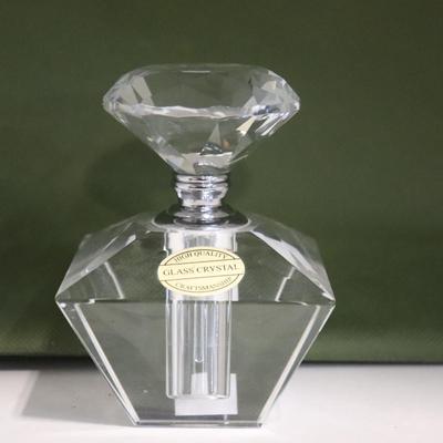 Glass Crystal perfujme bottle
