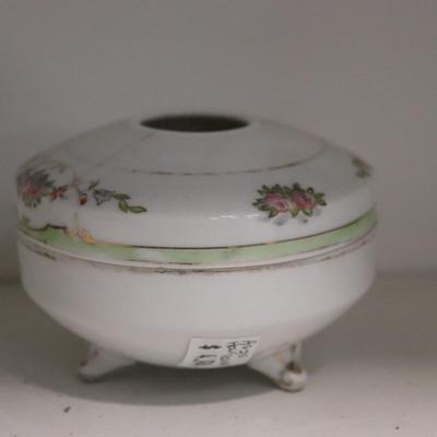 Handpainted candy dish (PLEASE SEE THE BLEMISHES)