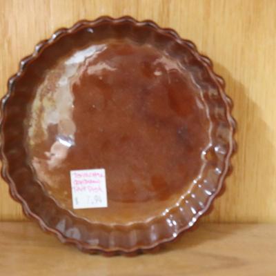 Pfaltzgraff Quiche 9 233 Brown drip
