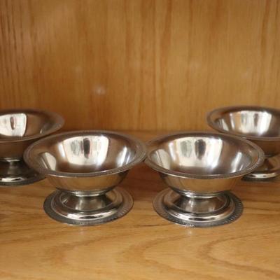 Vintage Vollrath Stainless Steel Dessert Bowls (set of 4)