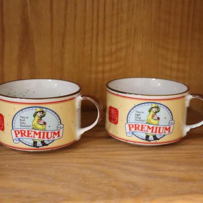 Vintage Set of eight Nabisco Variety Kitchen Soup / Cereal Bowls