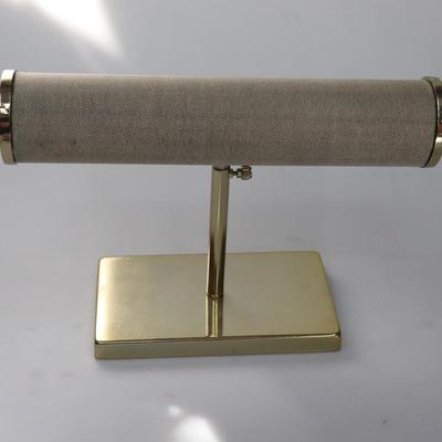 Gold T Bar Jewelry Stand for Bracelets and Watches - Luxury Watch Display Stand