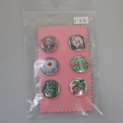 6 set of various of pins