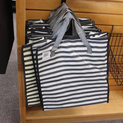 Black and White Striped Bags