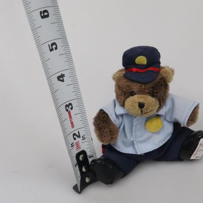 Ganz Hard Working Teddies 4” Mini Policeman Teddy Bear