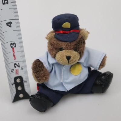 Ganz Hard Working Teddies 4” Mini Policeman Teddy Bear