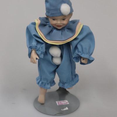 BOXED ASHTON DRAKE GALLERIES PORCELAIN DOLL MINI 6" JASON CLOWN