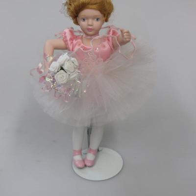 Avon Ballet Recital Ballerina 9" Doll Childhood Dreams Collection Porcelain Doll