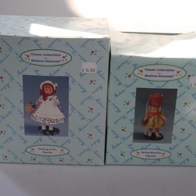 Lot of 21999 Madame Alexander Resin Spring Morning Doll Figurine with Original Box GC