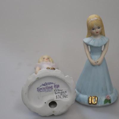 Lot of 2 GROWING UP BIRTHDAY Girls