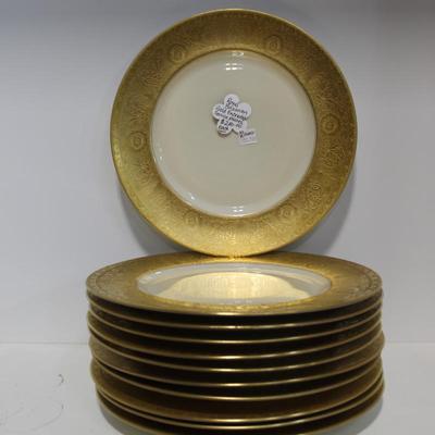 **SINGLE PLATE** Royal Bavarian Gold Encrusted Service Plate (NOT A DUPLICATE)