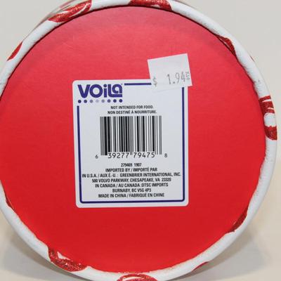Red and white box