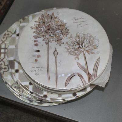 Set of dish platesd