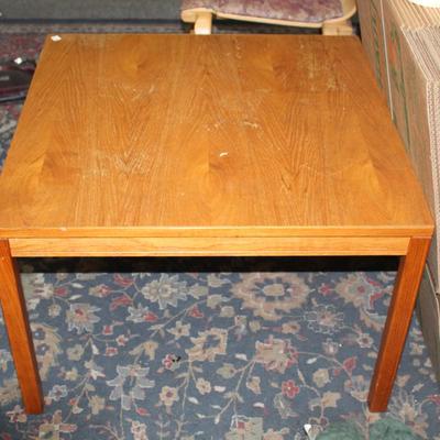 Child's small brown table