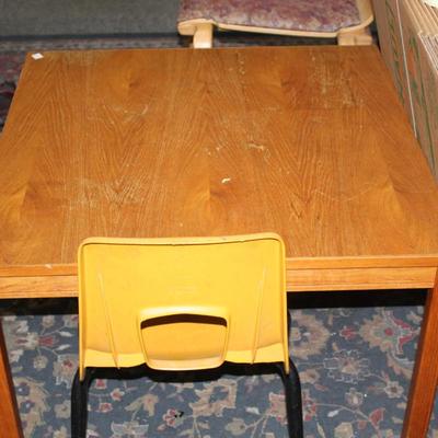 Child's small brown table