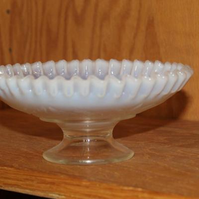 Milk stained candy dish