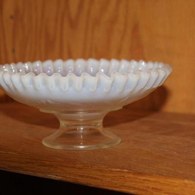 Milk stained candy dish