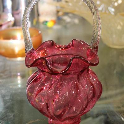 Fenton Cranberry Pink Optic
