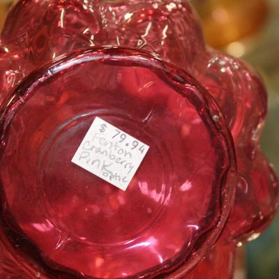 Fenton Cranberry Pink Optic