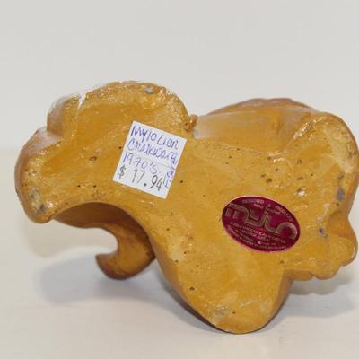 1970's mylo lion chalware figure