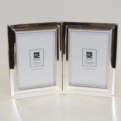 Silverplate photo frame