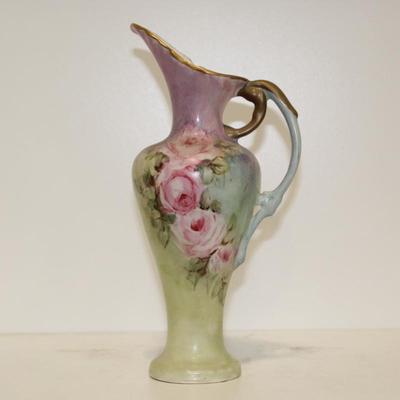 Antique Handpainted Rose Wade