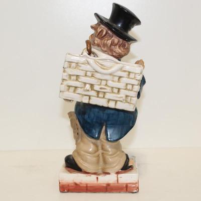 RETRO VANITY ART DECO PORCELAIN CLOWN FIGURINE VALET CADDY BEAUTIFUL DESIGN